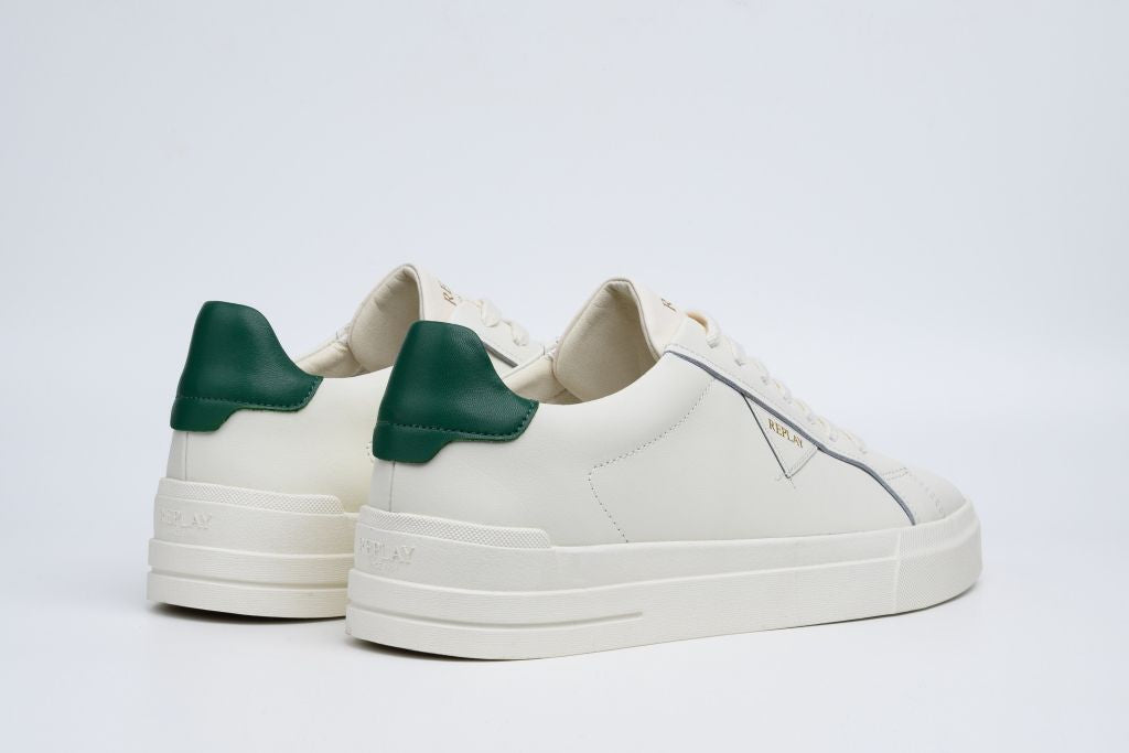 EVAN CLASS LACE-UP SNEAKERS | OFF WHT GRN RZ7D0001L-115