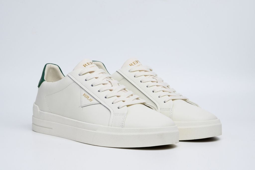 EVAN CLASS LACE-UP SNEAKERS | OFF WHT GRN RZ7D0001L-115