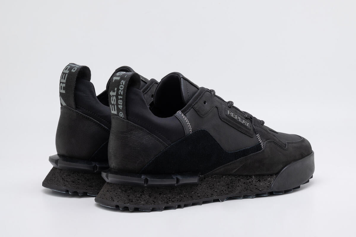 FIELD MELT LACE-UP SNEAKERS | BLK RS1P0045L