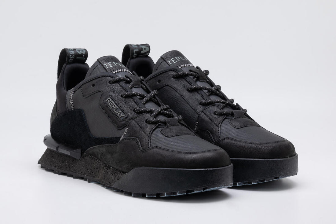 FIELD MELT LACE-UP SNEAKERS | BLK RS1P0045L