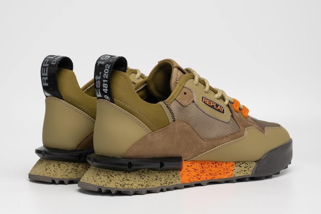 FIELD SPEED H SA SNEAKERS | KHAKI/ORANGE RS1P0057L