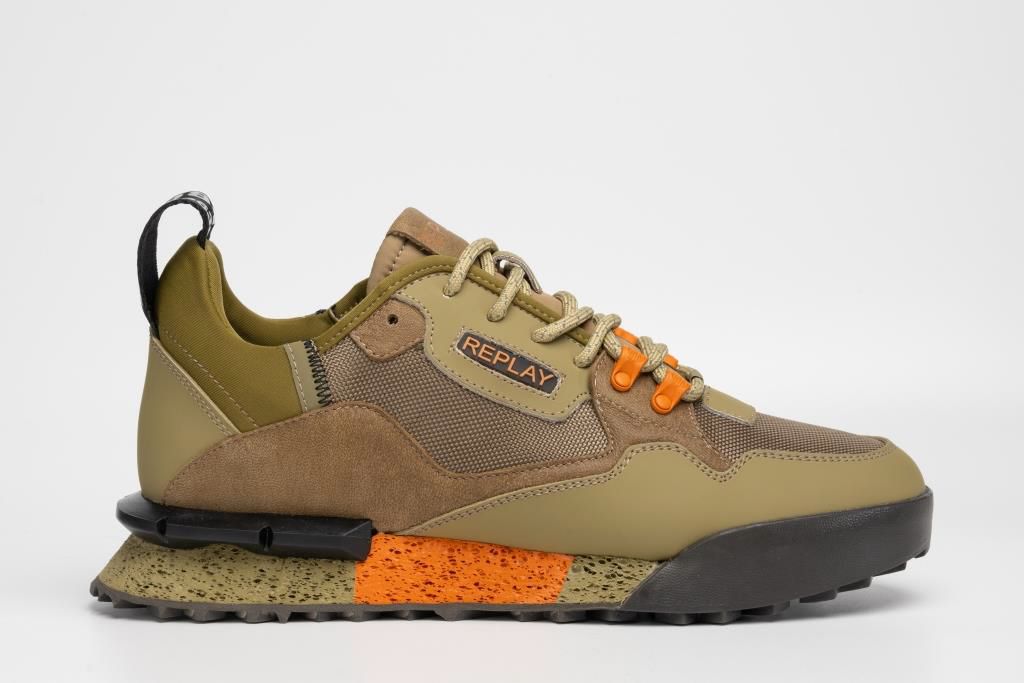 FIELD SPEED H SA SNEAKERS | KHAKI/ORANGE RS1P0057L