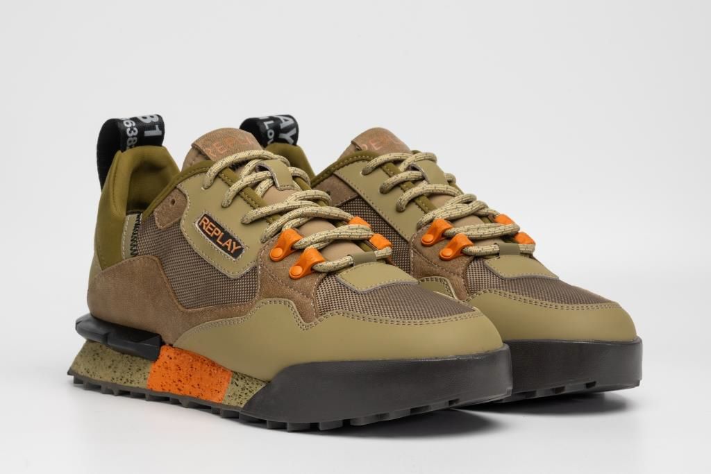 FIELD SPEED H SA SNEAKERS | KHAKI/ORANGE RS1P0057L