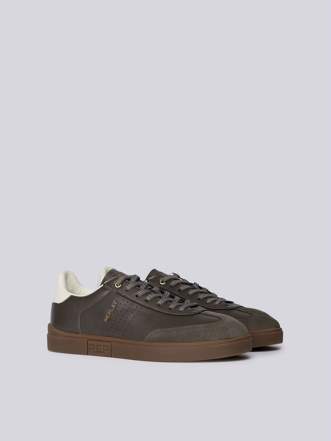 POLYS M SCENT LACE-UP SNEAKERS | GREY RZ3P0039L-19