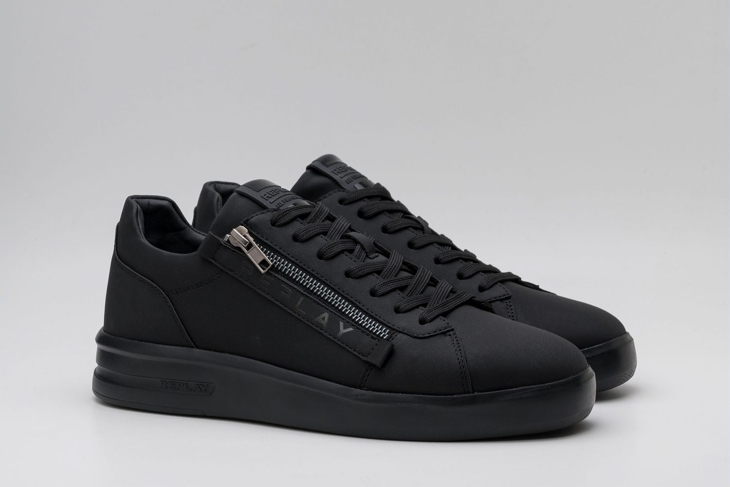 UNIVERSITY ZIP MEN'S BLK SNEAKER | BLK RZ4O0007S
