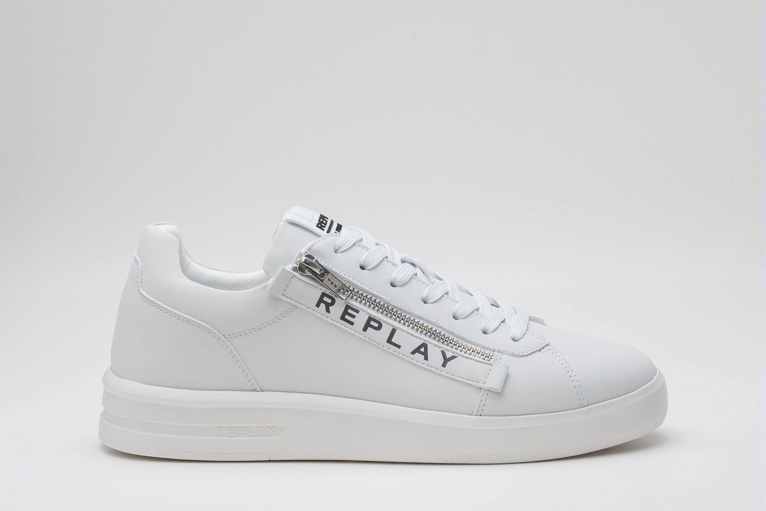 UNIVERSITY ZIP MEN'S BLK SNEAKER | WHT RZ4O0007S