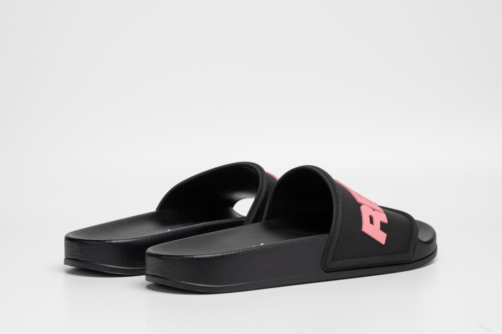 UP W RUBBER SLIDERS | BLK/PINK RF1B0045S