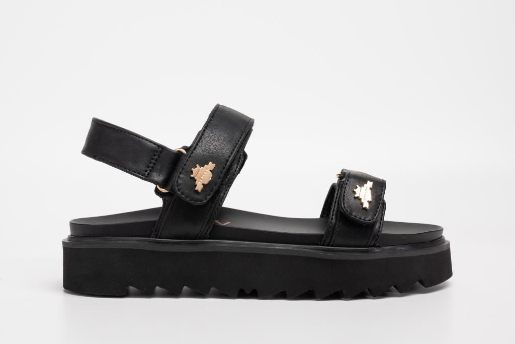 NEW ALICANTE SHIELD BLK SANDALS | BLK RF5D0003S