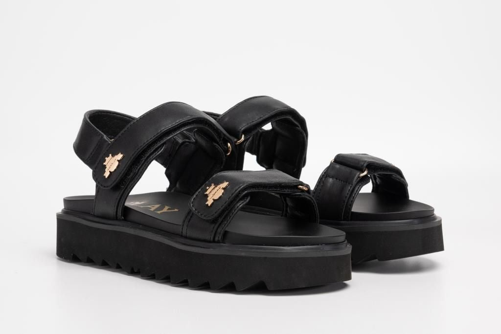 NEW ALICANTE SHIELD BLK SANDALS | BLK RF5D0003S