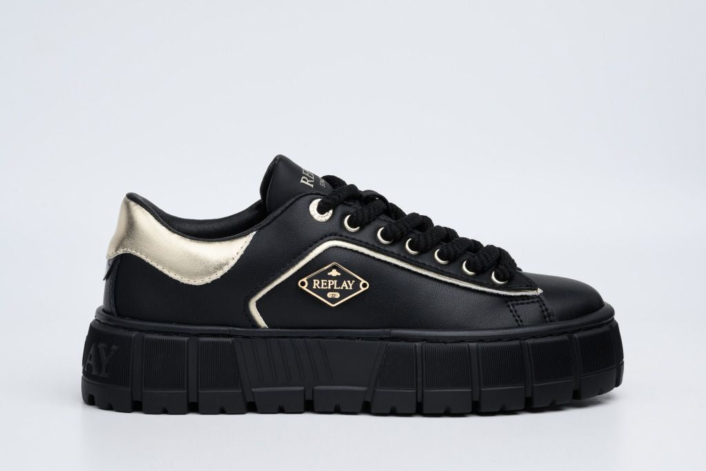 PAULETTE LOW-TOP SNEAKERS | BLK RZ7G0001L-3