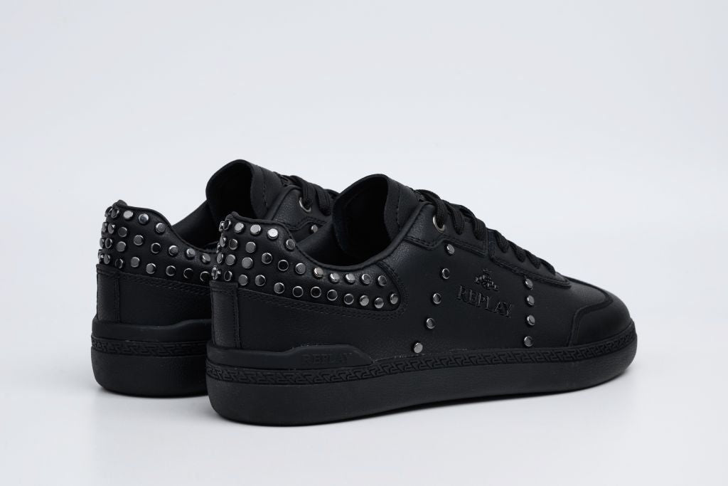 PYPER W STUDS LACE-UP SNEAKERS | BLK RSD80012L