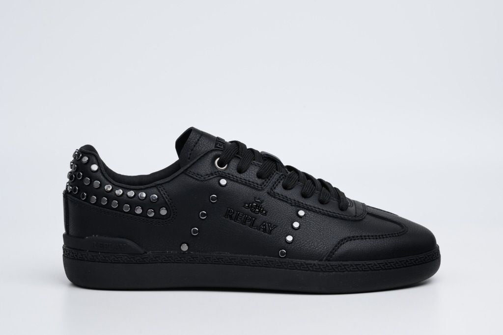 PYPER W STUDS LACE-UP SNEAKERS | BLK RSD80012L