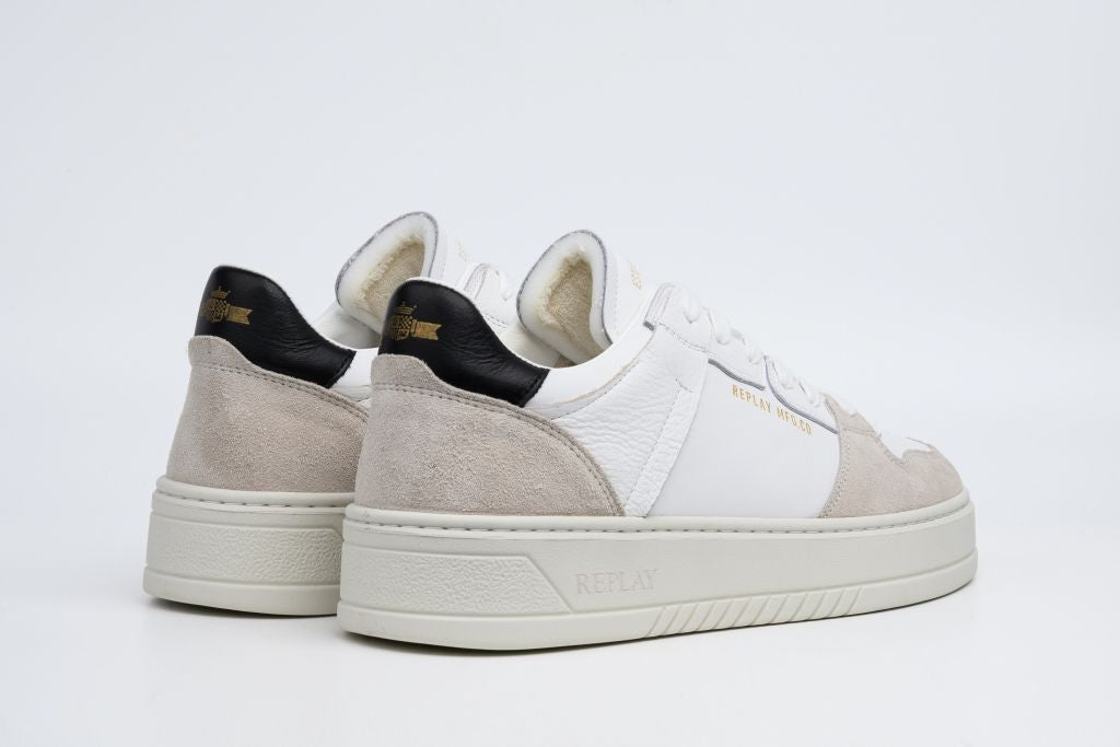 SBAM TREND LACE-UP SNEAKERS | BEIGE/WHT RZ6S0006L