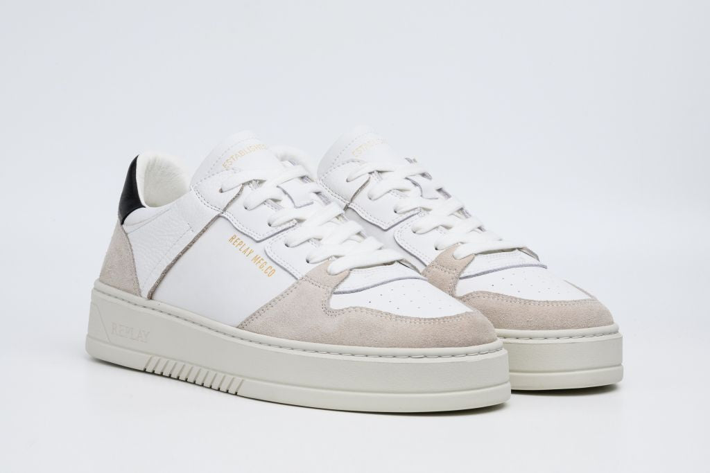 SBAM TREND LACE-UP SNEAKERS | BEIGE/WHT RZ6S0006L